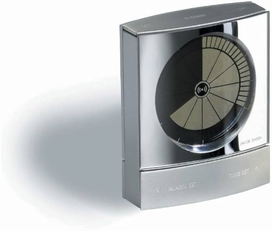 Amazon | ヤコブ・イェンセン タイマー・クロック BX115S シルバー