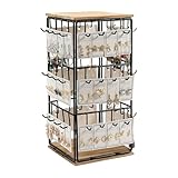 Earring Display Stands, 48 Hooks Earring Display for Vendors, Earring Holder Organizer Earring Display Stands for Selling Jewelry Display for Earring Cards, Bracelet, Rings, Necklaces, keychains