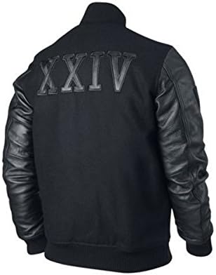 Kobe Destroyer XXIV Battle Michael B Jordan Leather Sleeves Jacket - Super Selling Black