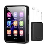 Reproductor MP3, Bluetooth 5.0 Reproductor de Música Portátil MP4, Pantalla Táctil HD de 2.5 Pulgadas,Tarjeta de Memoria...