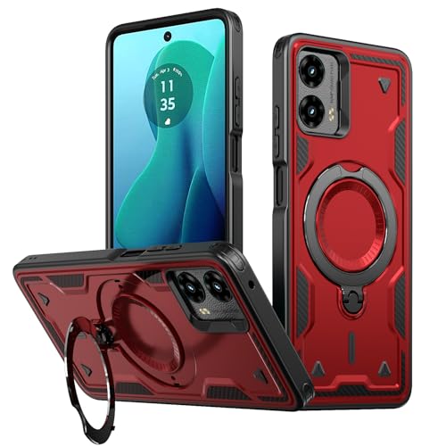 Coque Moto G Stylus 5G 2024 protection intégrale rouge MagSafe