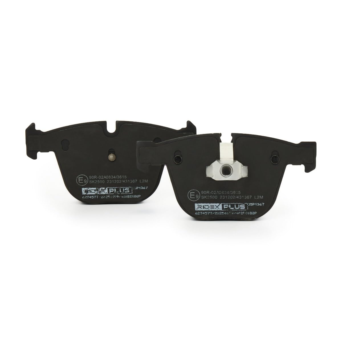 RIDEX PLUS 402B0188P Set d'assale Kit pastiglie freni Posteriore Compatibilità con BMW 3 Sedan E90