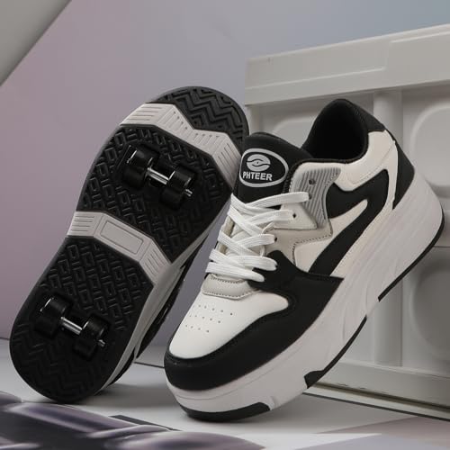 Unisex Roller Shoes for Kids Sneakers Detachable Skate Shoes Impact Resistant Hiking Outdoor Activities2