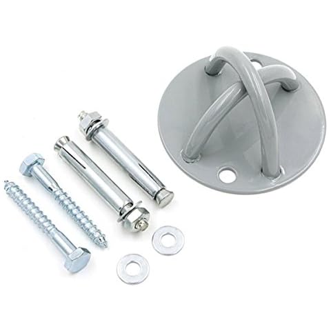 Wall Mount Bracket for TRX Suspension Straps Aerial Yoga Swing &Hammock Resistance Band Gym Sports Training Olympic Gymnastic Rings Boxing Equipment Battle Rope Cover