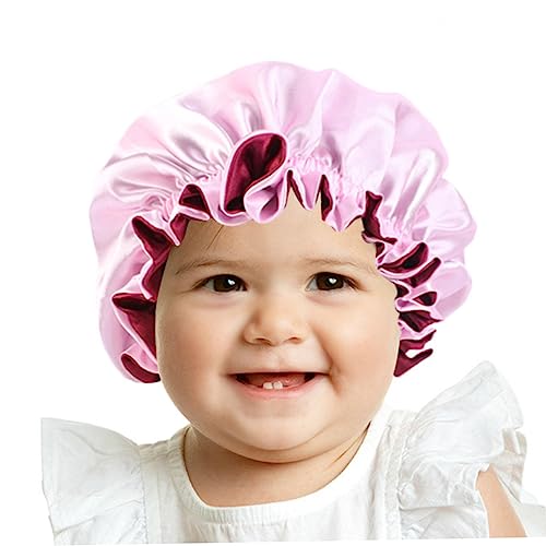 Serviette à cheveux élastique enfants DOITOOL microfibre lot de 6 - 4