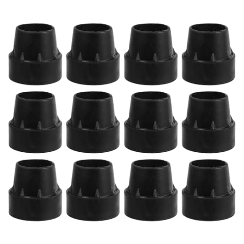 Toddmomy Set of 12 Trampoline Leg Caps: Protective Covers for Trampoline Legs, Prevent Shaking Jump Bed Pipe Cover