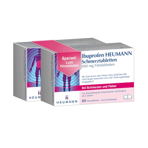 Produktbild Ibuprofen Heumann Schmerztabletten 400mg Filmtabl. 50 ST