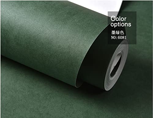 Papier peint intissé vert pour chambre et arrière-plan TV chic