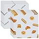 200 Blatt Brotpapier, 18 x 18cm Käsepapier, Fettdichtes Burger Papier, Lebensmittelverpackungs Papier, Lebensmittelkorb Liner, für Burger, Käse, Kuchen, Brot, Pommes Frites, Pizza usw (farbig 2)