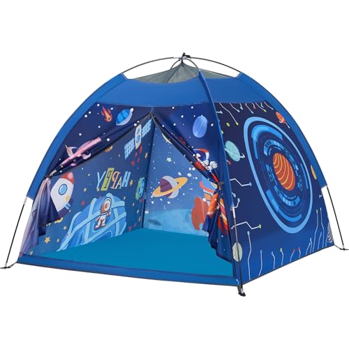 Mnagant Space World Play Tent Galaxy Dome Playhouse for Boys and Girls Imaginative Play-Astronaut Space for Kids Indoor and Outdoor Fun, Perfect Kid’s Gift- 47