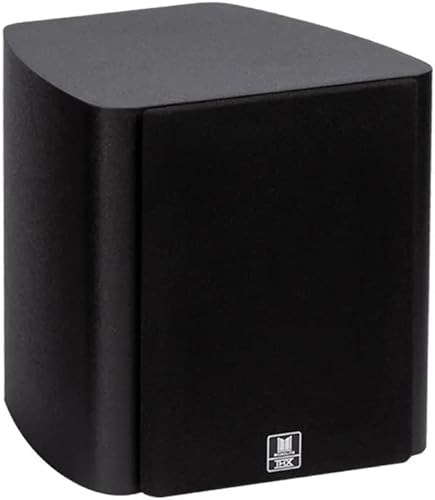 Miniatura 3 de Monolith Altavoces satelitales certificados THX (par), factor de forma compacto, orificio de cerradura integrado para montaje, gabinetes de MDF,