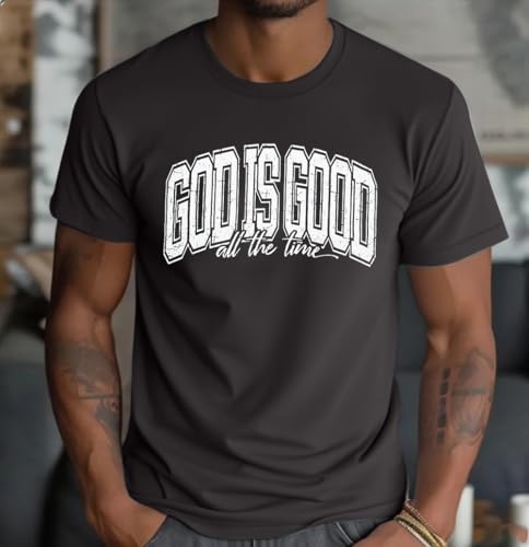 Image of Christian Shirts for Men Jesus Cross Shirt Religious Faith T Shirts
