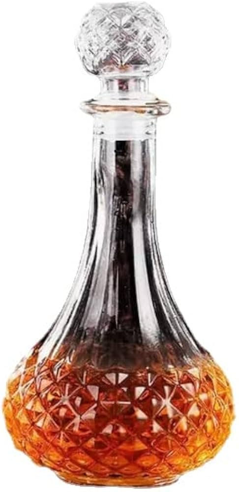 Amazon｜酒を入れる容器 ガラス洋酒びん 空き瓶 瓶の栓をする 手触りが