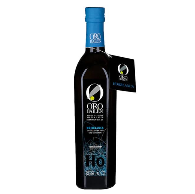 Aceite de Oliva Virgen Extra Hojiblanca Pack 6 x 500 ml – AOVE de Jaén – Extracción en Frío – Sabor Equilibrado y Aromático - Oro Bailén - Miaove