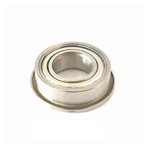 DINGGUANGHE-CUP Flanged Bearings 5pcs MF106ZZ Miniature Flange Bearings MF106-ZZ 6x10x11.2x3mm Steel Material Ball Bearings Industrial Products