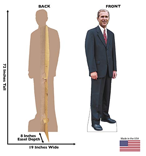 Image of Cardboard People President George W. Bush Life Size Cardboard Cutout Standup