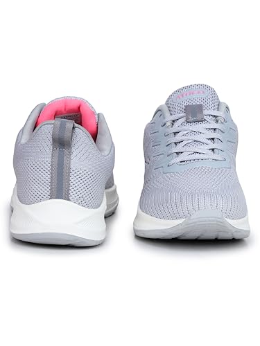 Image of ATHCO Womens Vegas Running Shoes for Woman with Soft Flexible Memory Foam Women's Shoes for Walking Gym Training,Casual, Sports, Lightweight Lace up Athletics Slipon Running Shoes for Ladies & Girls