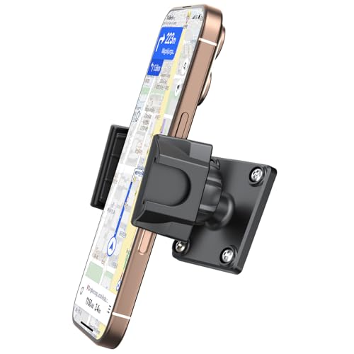 MAGJIEYX Car Phone Holder for Truck/Wall/Boat，Drill-Base Mount for Van/Dashboard Durable Stand Compatible with 4.7'-6.9' iPhone/HTC/LG/Nexus/Samsung/Huawei,Other Smartphones
