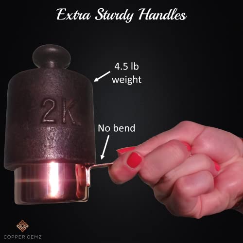 Copper Measuring Cups And Spoons Set Of 9 - Luxurious Gift Packaging. Copper Gifts For 7Th Anniversary For Her Or Him. Gifts For Women, Men, Couple. 7 Year Or 22Nd Wedding Anniversary. Rose Gold Gifts #TOP6