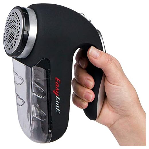 Alwayslux EasyLint Professional Sweater Shaver Best Rated Lint Fuzz Pill Remover for Clothes, Fabrics and Furniture. Includes Zipper Storage Case.