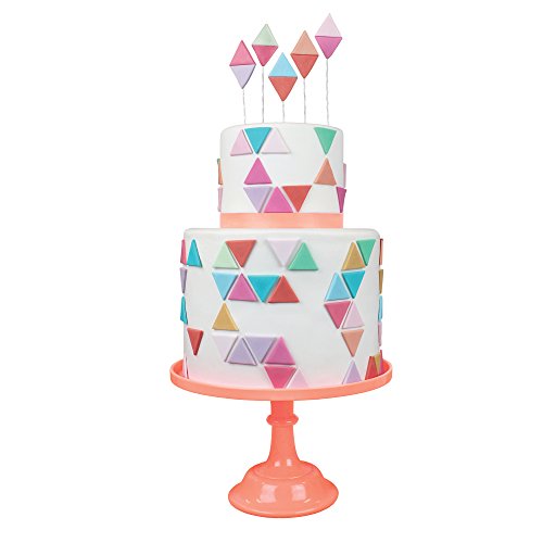PME Lot de 3 emporte-pièces géométriques pour gâteau - Triangle - Petit, Moyen et Grand - Blanc