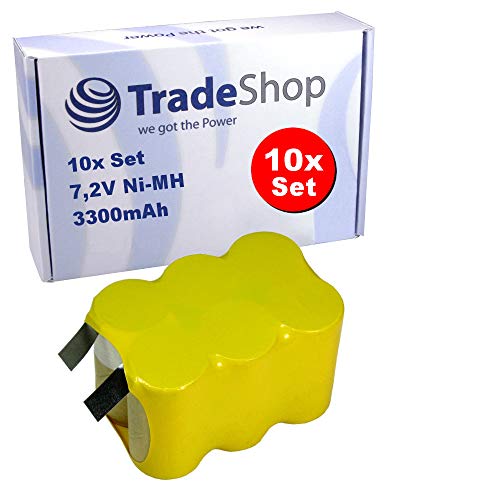 Pellenc AP25 P80 - Lote de 10 baterías de alto rendimiento (Ni-Mh, 7,2 V, 3300 mAh, 24 Wh, para encuadernación electrónica de vinos Pellenc AP25 y P80)