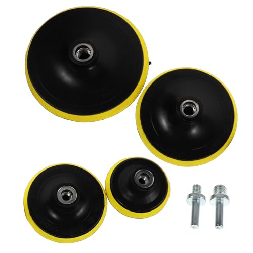 LALADEFIEE Sanding Backer Pads Set 3''/4''/5''/6'' Car Polishing Buffers Material Pads for Drill Car Polisher