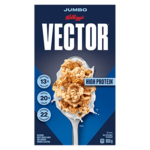 Kellogg's Vector Meal Replacement Cereal, Jumbo Size, 850g/30oz (Imported from Canada)