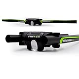 UPANBIKE Bike Folding Handlebar Aluminum Alloy Scooter Handlebar Quick Release Foldable Bar 31.8mm/25.4mm (Black+Green)