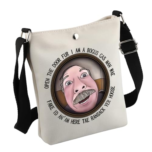 Generic Unisex Adult Still Game Fans Crossbody Satchel Handbag (Small, Openthedoorbag), 1.0" W x 8.66" L x 12.99" H