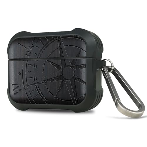 Carveit AirPods Pro 3 ��p �P�[�X �ؐ� AirPods Pro ��3���� �P�[�X �ϏՌ� �V�R��+TPU �V���R���c�[�C������ ���� ���C�����X�[�d �Ή� �`�^�����J���r�i�t�� �Ռ��z�� �C���z���P�[�X (������-�R���p�X�N�G�X�g)