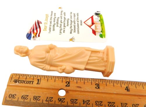 Estatua San José para vender casa con tarjeta de oración miniatura 3
