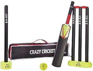Ram Crazy Cricket Set | Micro Kids Set | 1 x Size 0 Bat | Kwik Cricket Style Set for the Backyard, Beach or Park | Suitable for approximate ages 3-6 years
