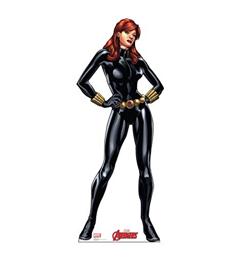 Advanced Graphics Black Widow Life Size Cardboard Cutout Standup - Marvel's Avengers Animated