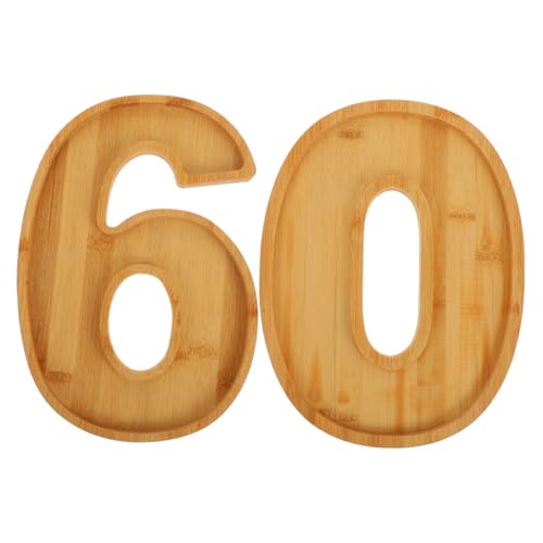 KOCKSHION Paletas De Madera para Servir Bandeja De Charcutería Números Tabla De Quesos Bandeja para Aperitivos