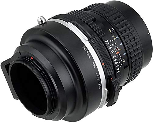 Image of Fotodiox Pro Lens Adapter Compatible with Pentax 6x7 (P67, Pk67) to Canon EOS (EF, EF-S) D /SLR Camera Body - Gen10 Focus Confirmation Chip