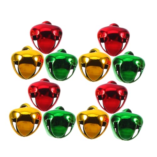 KONTONTY 24pcs -Opening Bell Craft Small Bells Christmas Craft Supplies Holiday Bells Bell Accessory Vintage Mini Key Decoration Craft Bell Table Bell Crafts Bell Bells