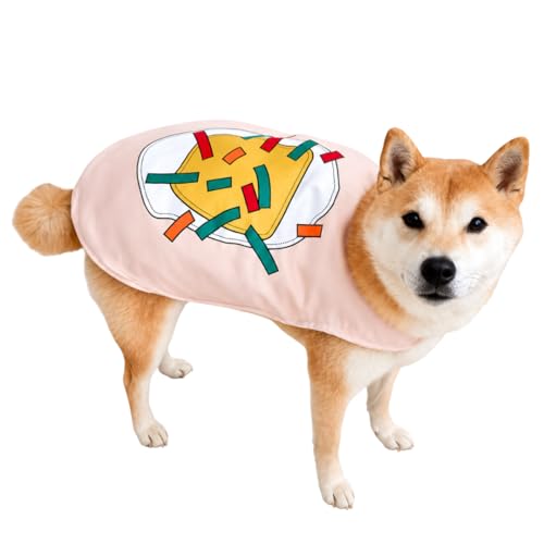 Disfraz capa papas fritas para perros talla XL