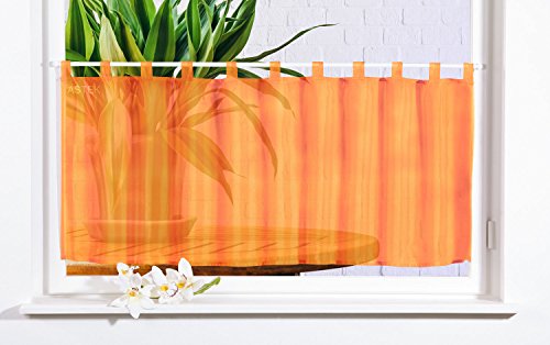 Gardinenbox 61070 - Tendina in Voile Arancione