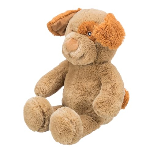 Trixie Kuscheltier Hund Enno aus Recycling-Plüsch - Nachhaltiges Trixie Hundespielzeug Be Eco Serie - Weiches Plüschtier für Hundetraining & Spielspaß, 40 cm - 34885