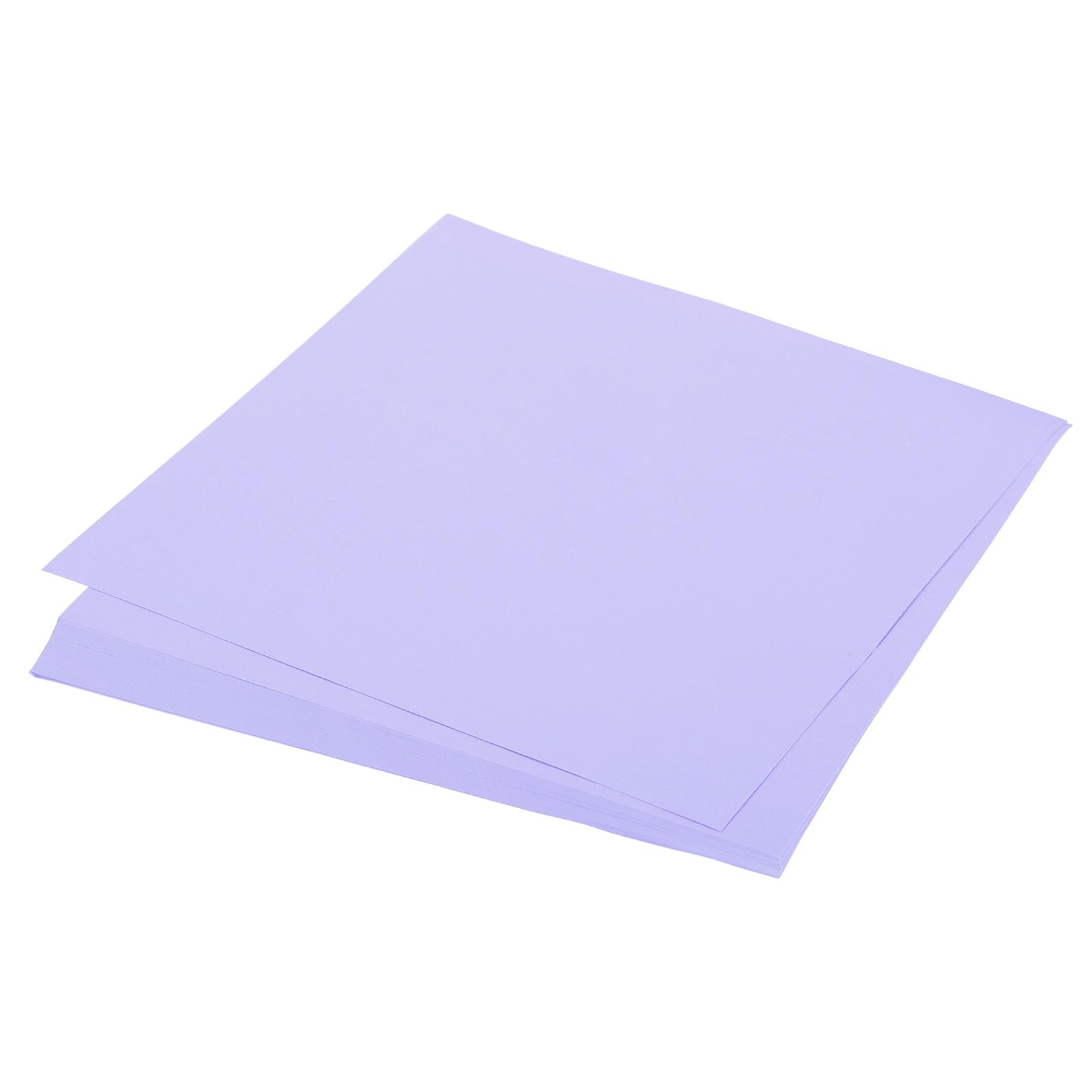 sourcing map 75 Sheets Origami Paper Double Sided 8x8 Inch(19.5x19.5cm) 70GSM Origami Paper Square Sheet Easy Fold for Beginners DIY Arts Crafts Projects, Light Purple
