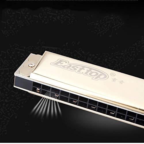 KMDSM Harmonica trémolo 24 trous et 28 trous, costume de joueur professionnel 7 et 12 tons for adultes, Ensemble-cadeau… - Les Beatles, Paul McCartney, John Lennon, RIngo Starr, George Harrison KMDSM Harmonica trémolo 24 trous et 28 trous, costume de joueur professionnel 7 et 12 tons for adultes, Ensemble-cadeau… – Image 5