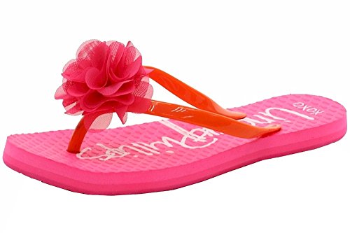 Lindsay Phillips Girls Madeline Pink Interchangeable Flip Flop Size 132