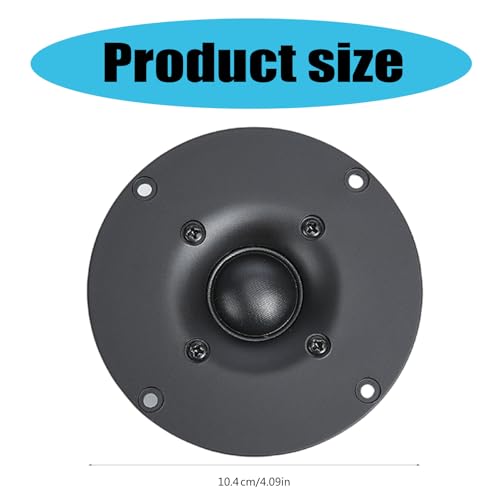 Tweeter HiFi Dome 104 mm 8 Ohm 60W enceinte aigu cône faible poids - 4
