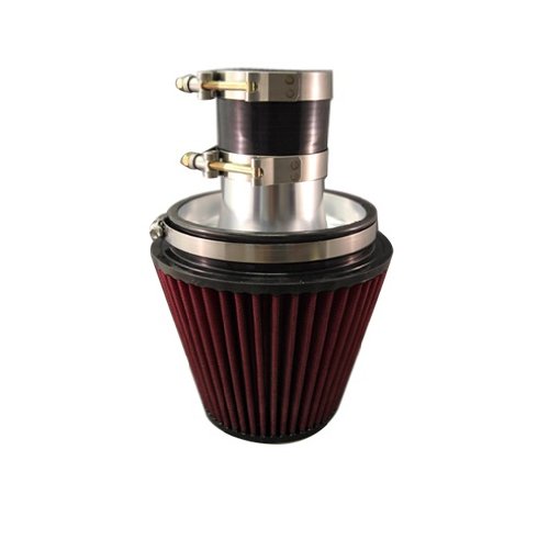 3  Performance Filter Kit - Includes Composite velocity stack, filter, and silicone hose kit