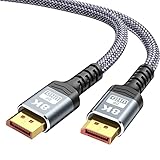 【Universelle Kompatibilität】- Befolgen Sie den DP 1.4 Standard,abwärts kompatibel mit Version 1.3 / 1.2 / 1.1,Plug&Play.Unterstützen Sie Geräte mit DP Verbindungen,Computer, HD Displays,Projektoren oder Spielgrafikkarten mit DisplayPort-Eingang (PS: Bitte keine Verlängerungskabel verwenden,Sie können den DP Port direkt einfügen und verwenden,Keine flackernde und instabile Situation).