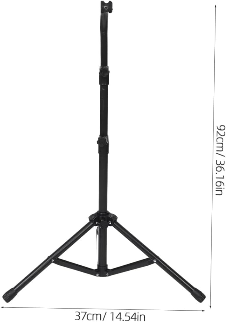 1Set Adjustable Floor Tripod Stand for Hanging Instruments Detachable Music Rack for Wind Chimes Percussion Gongs Construction with Stable Tripod Base for Reliable