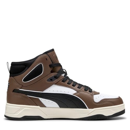 Image of PUMA Mens Rebound Break Mid Lace Up Sneakers Shoes Casual