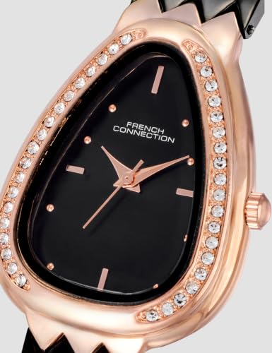 Image of French Connection Black Sunray Dial | Analog Watch for Women's | FCN0165BM