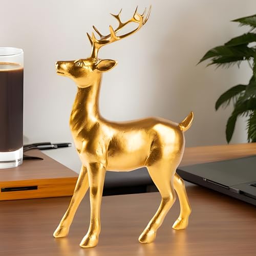 Bureau décoratif à collectionner avec ornement de table de cerf résine - 8